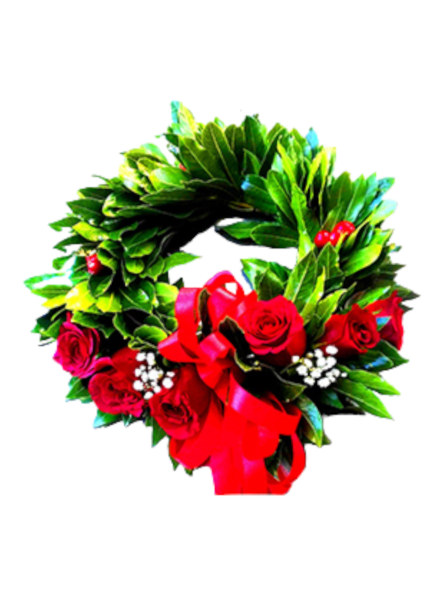 Featured image for “Coroncina per laurea con Rose rosse”