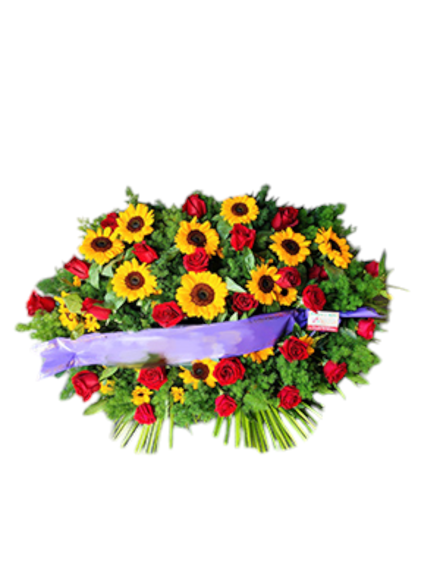Featured image for “Cuscino funebre giallo rosso”