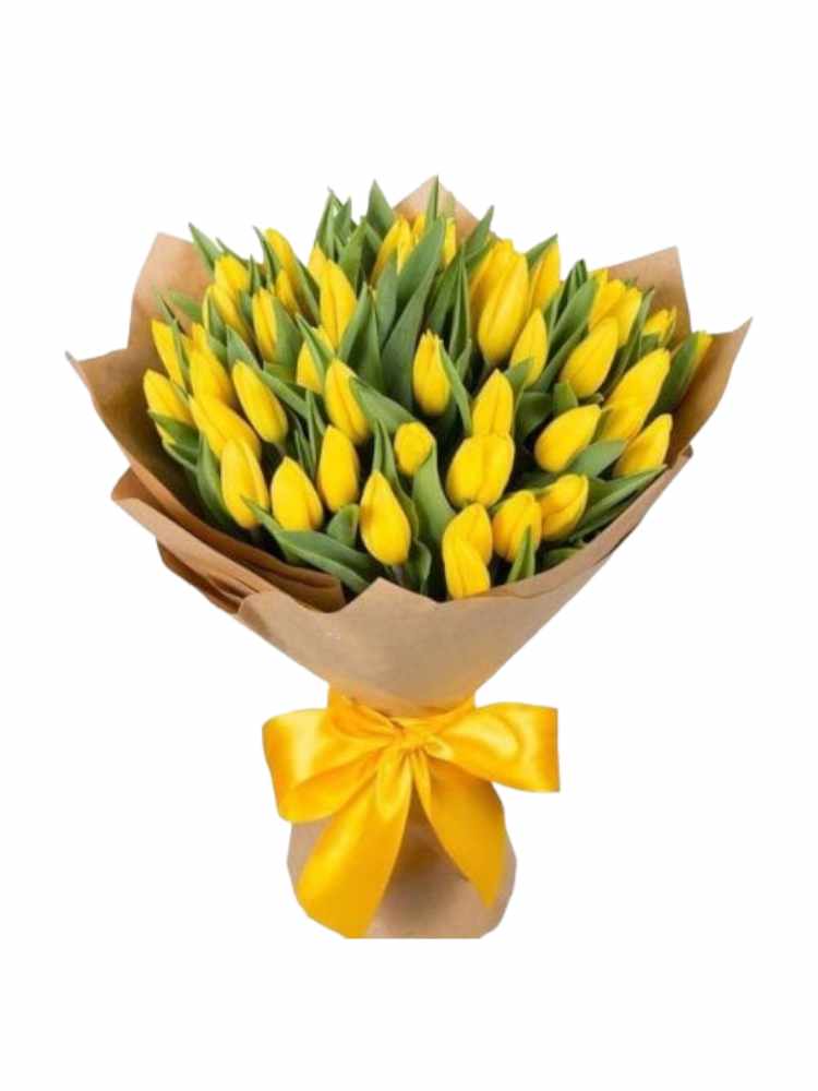 Featured image for “Bouquet 50 tulipani gialli”