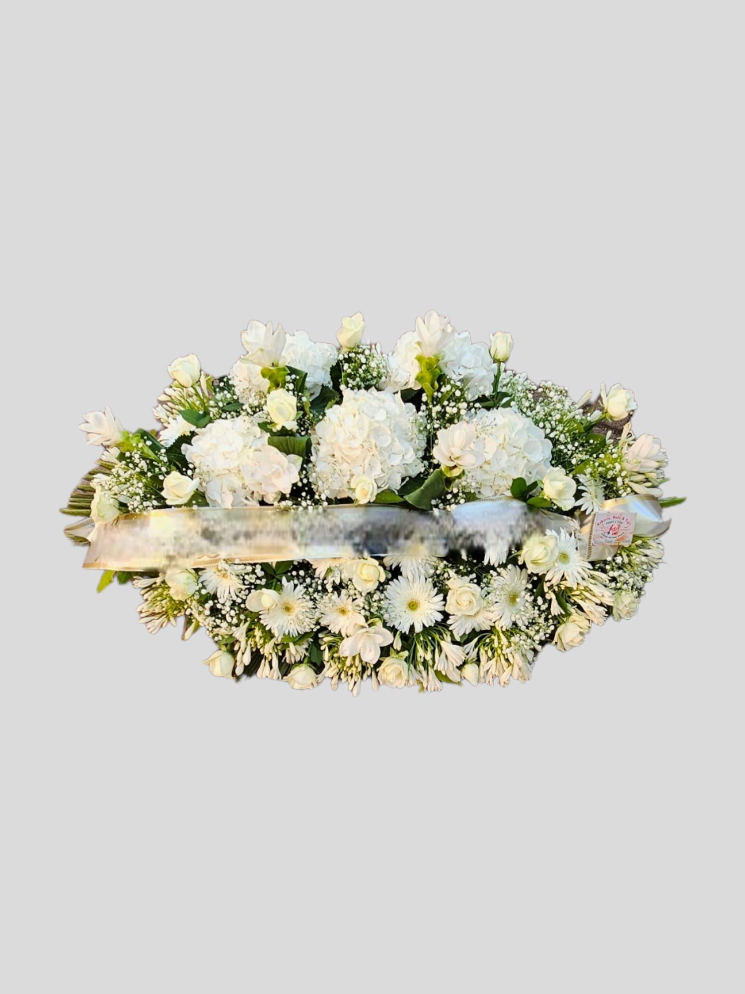 Featured image for “Cuscino funebre ortensie”