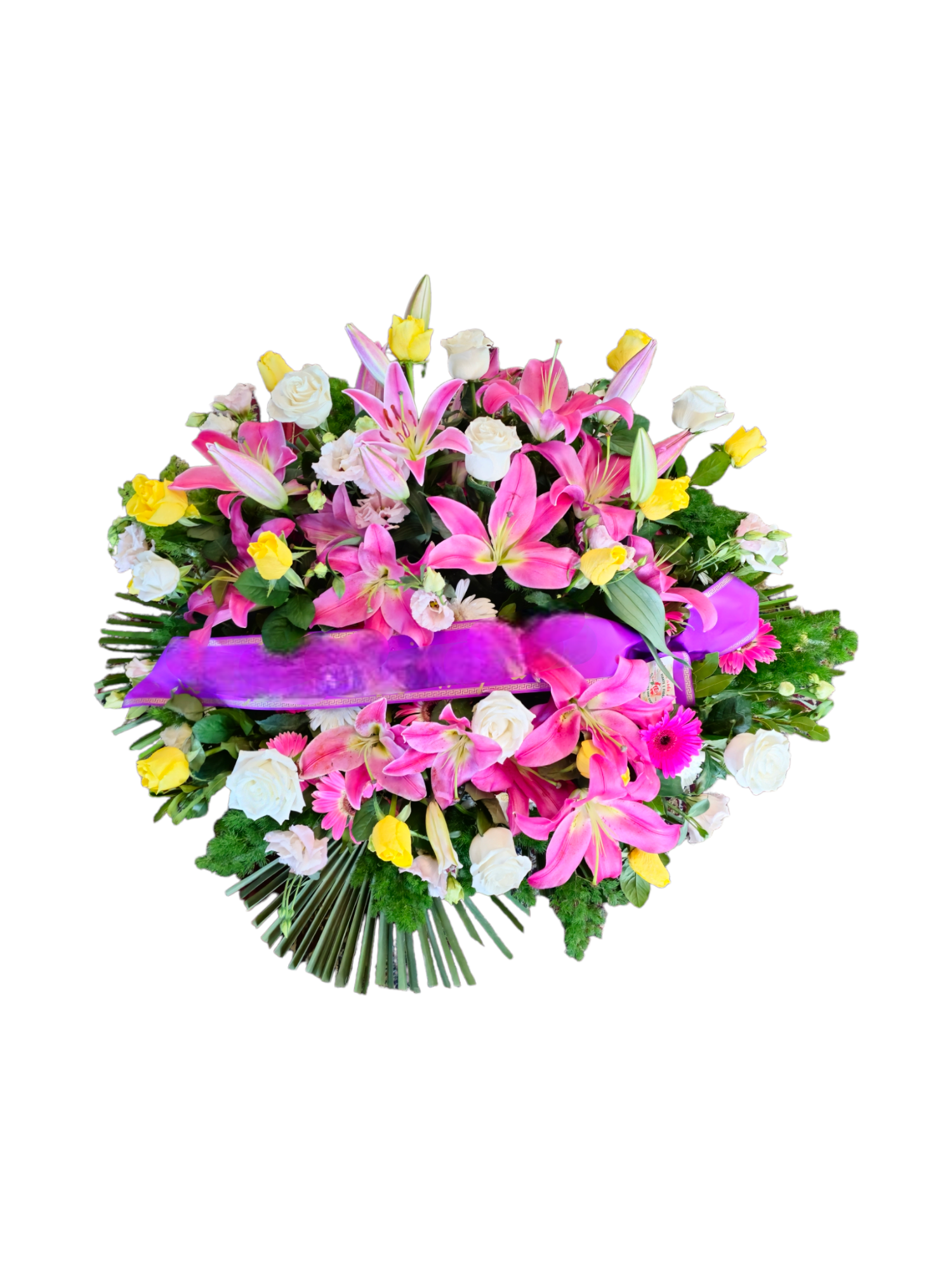 Featured image for “Cuscino funebre rose gialle”