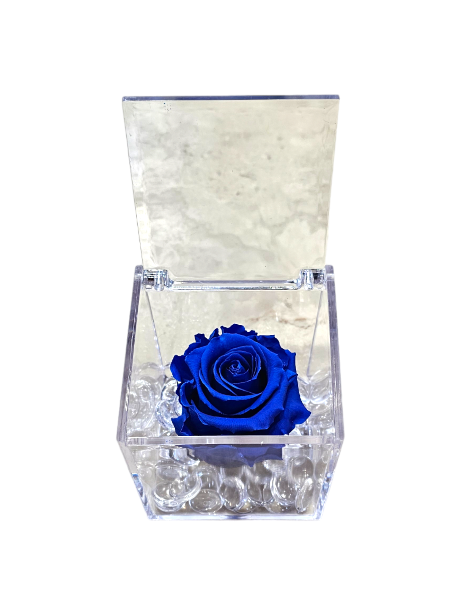 Rose stabilizzate in cubo (grande) - immagine 3