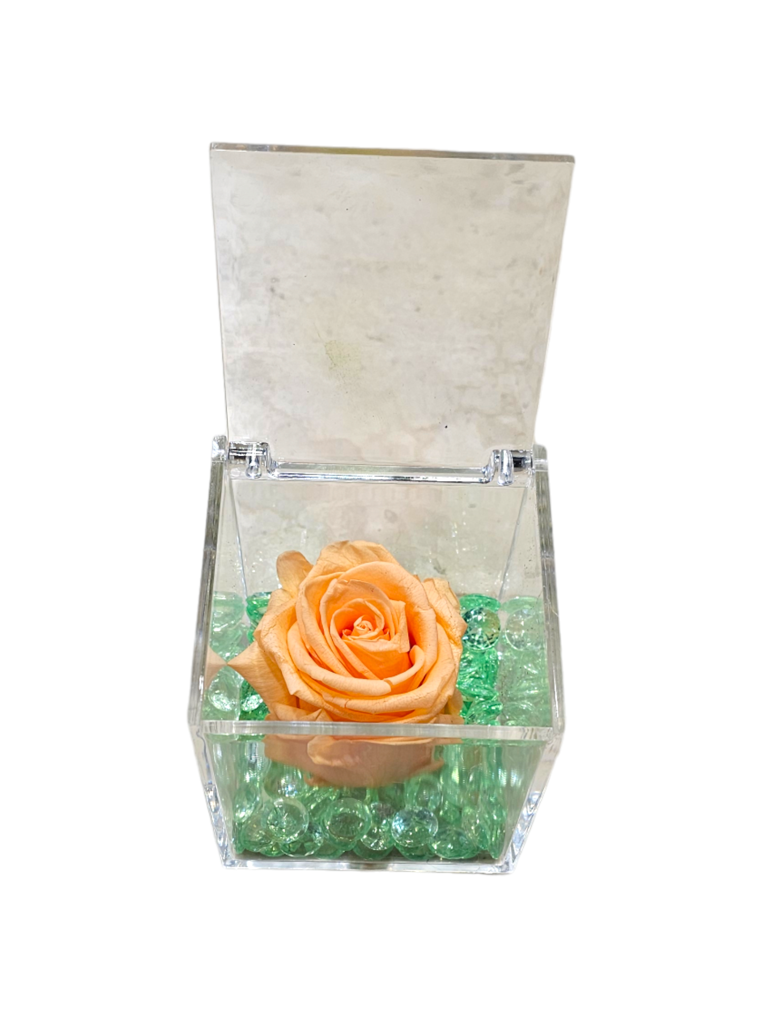 Rose stabilizzate in cubo (grande) - immagine 9