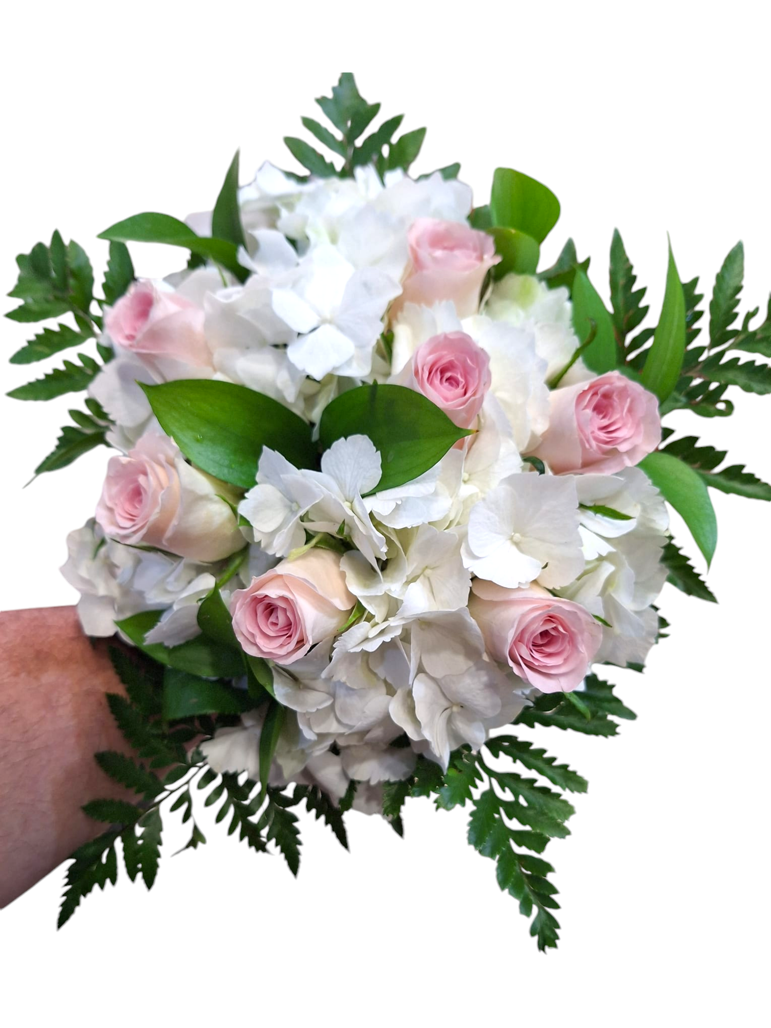 Featured image for “Bouquet da sposa ortensie”