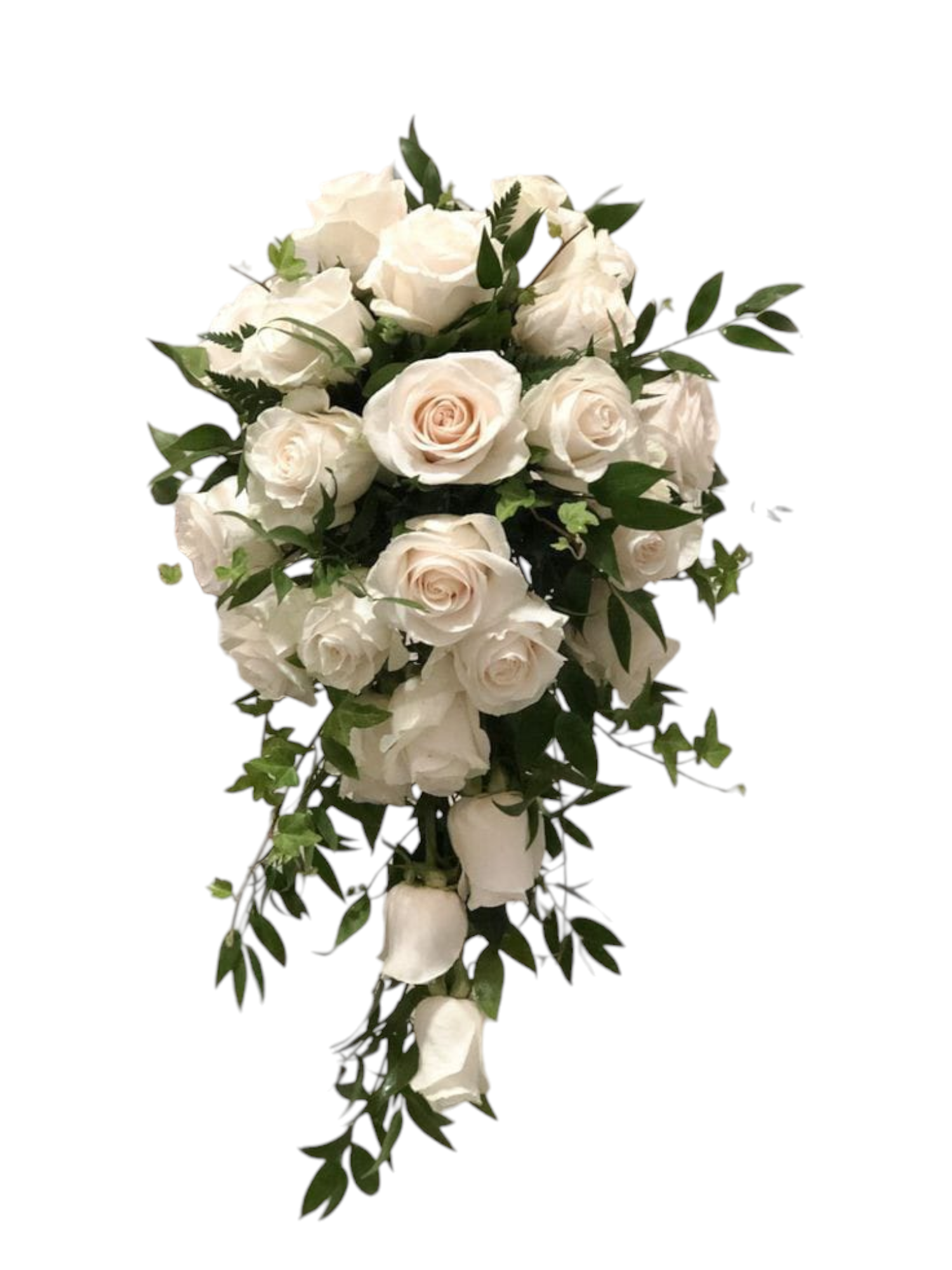 Featured image for “Bouquet da sposa rose panna”
