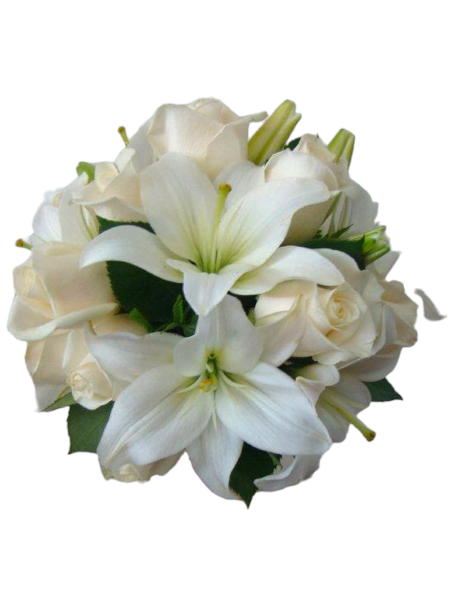 Featured image for “Bouquet da sposa lilium bianchi”