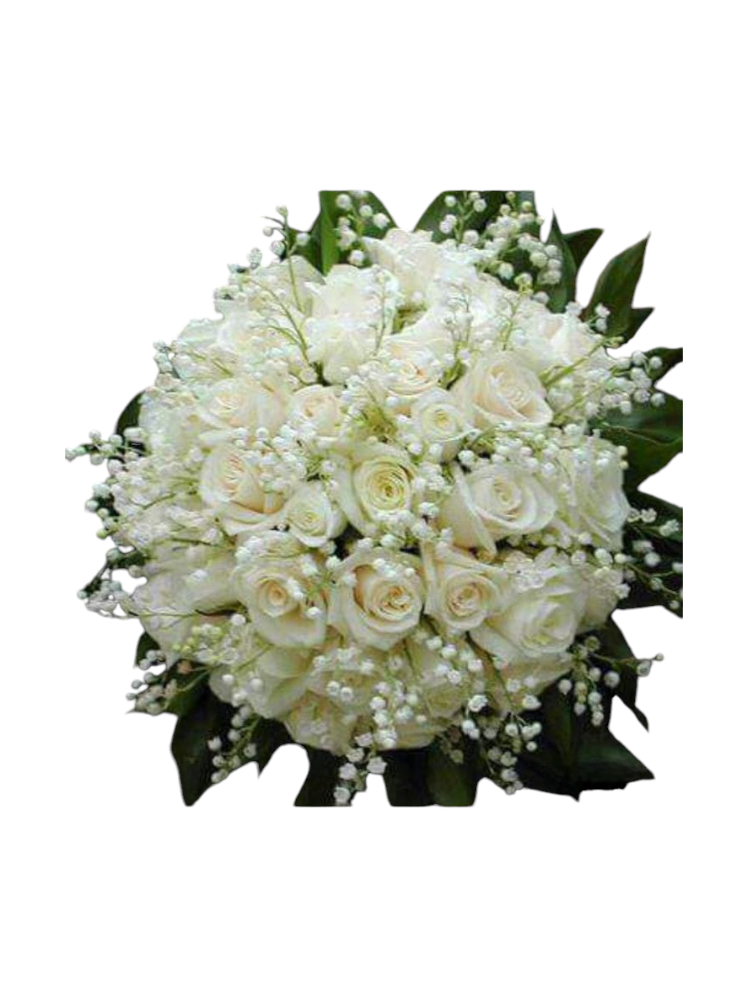 Featured image for “Bouquet da sposa rose bianche e fiori d'arancio”