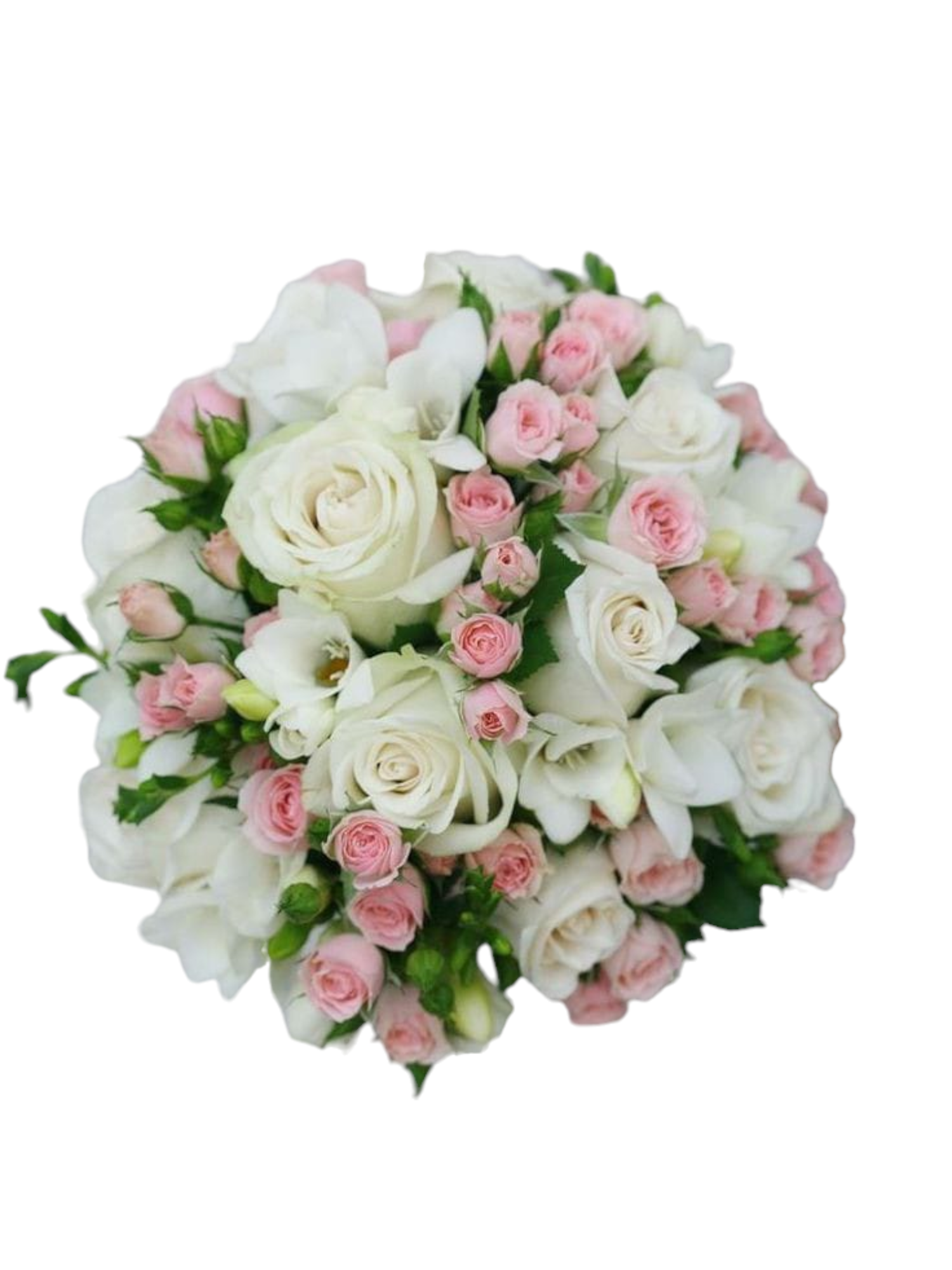 Featured image for “Bouquet da sposa roselline rosa”