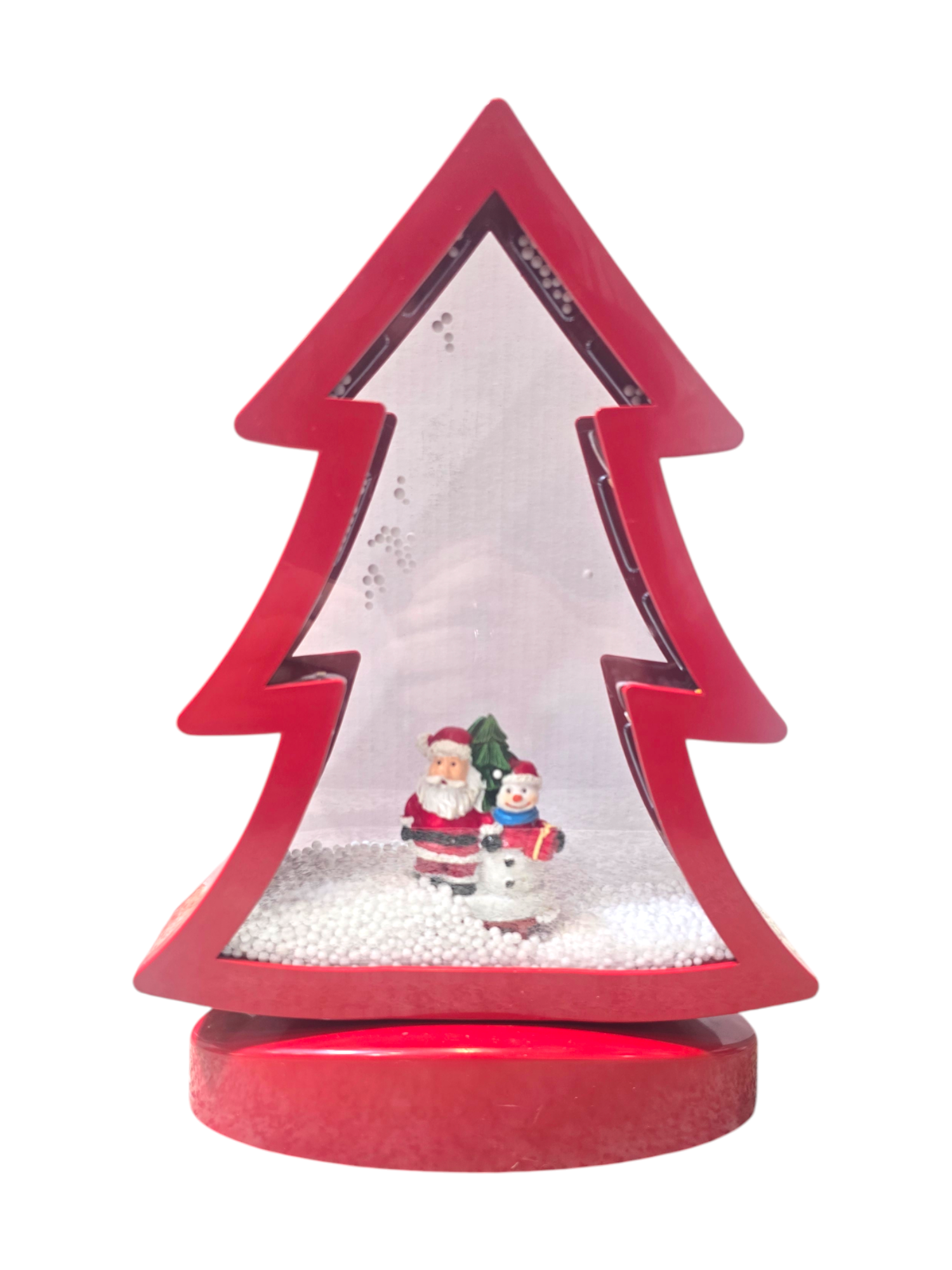 Featured image for “Albero Natalizio con LED, Neve e Musica – Decorazione con Babbo Natale e Pupazzo di Neve”