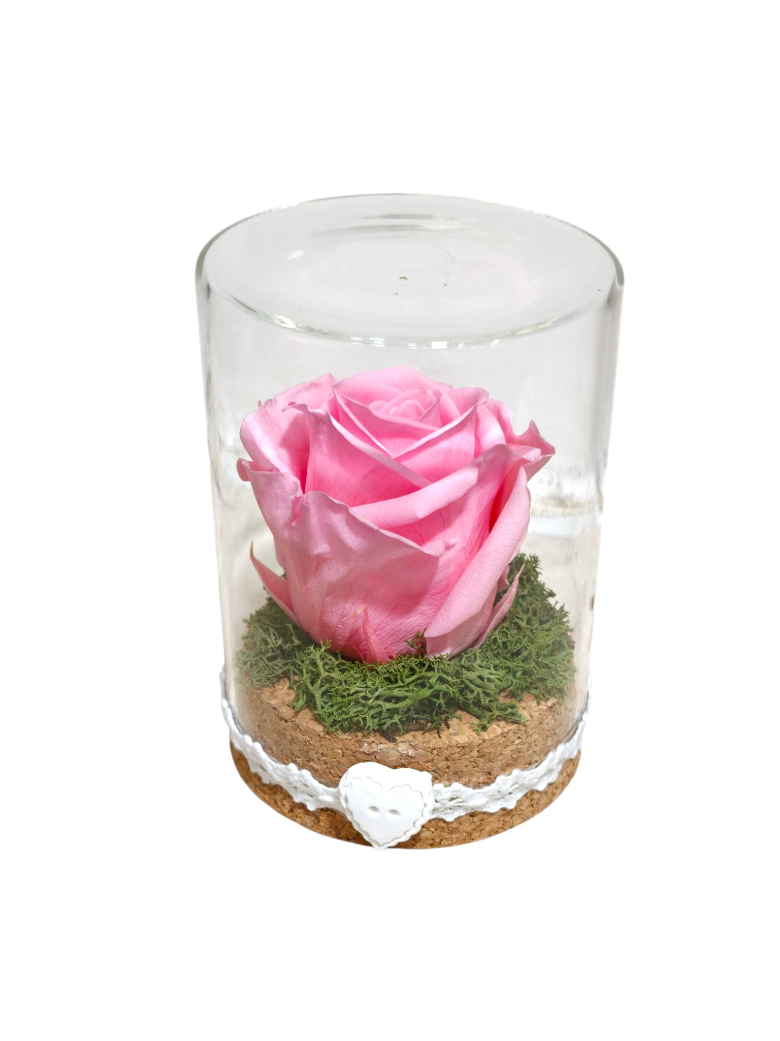 CILINDRO MEDIO CON ROSA STABILIZZATA - immagine 8