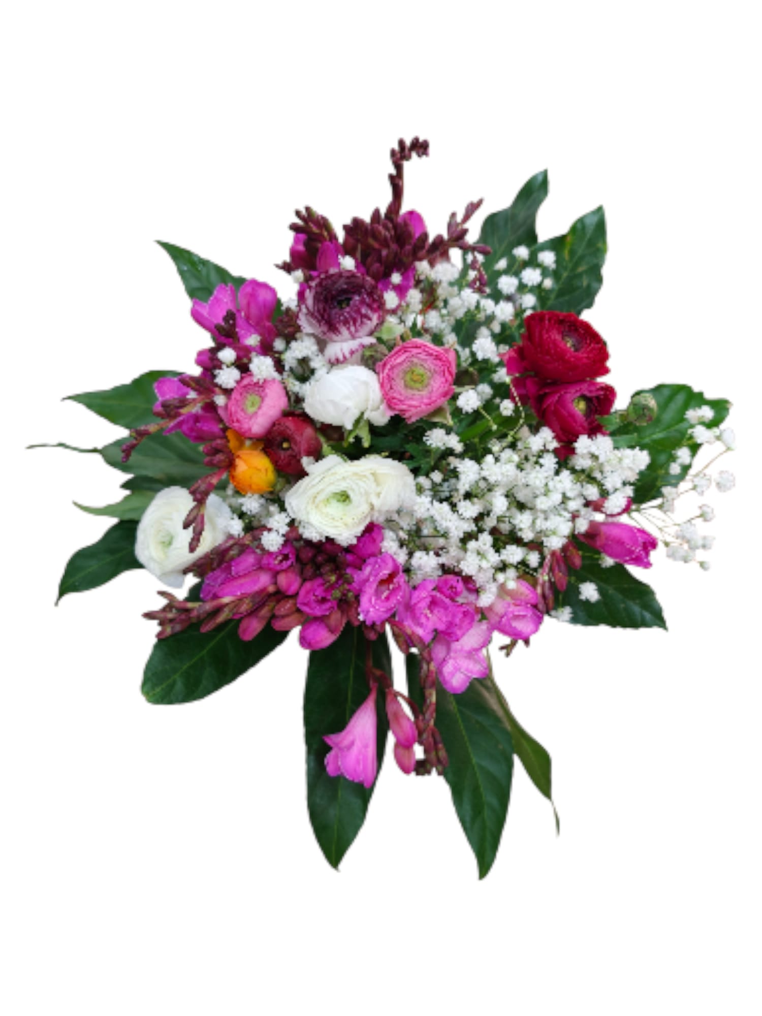 Featured image for “Bouquet di ranuncoli e fresie”