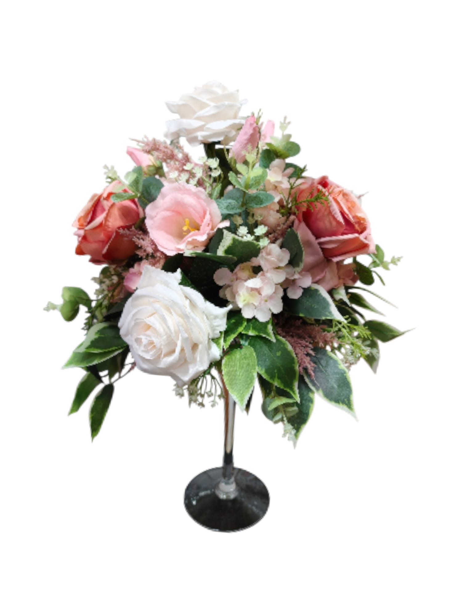 Featured image for “Rosa in coppa Martini – composizione artificiale”